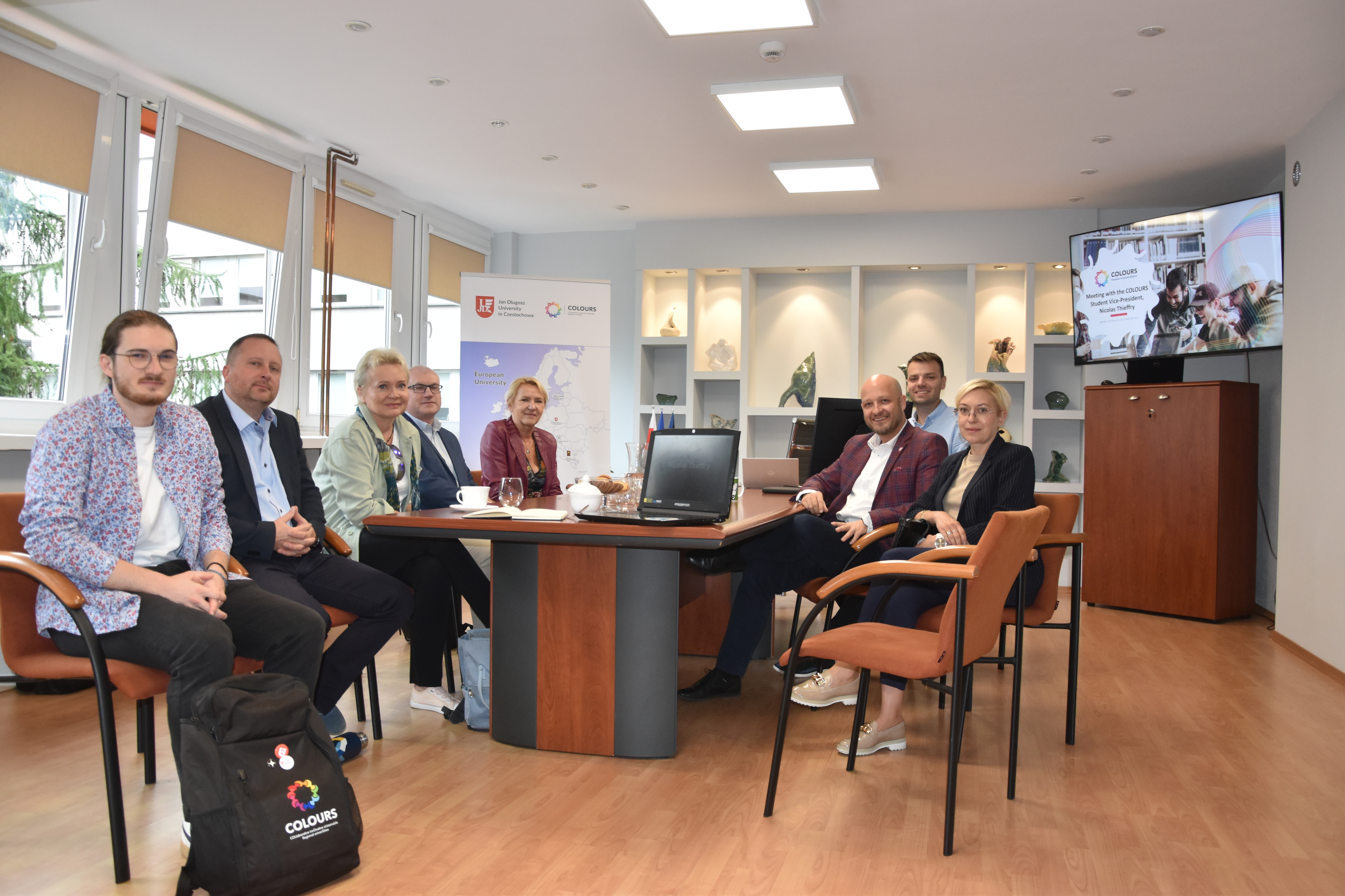 Spotkanie z Wiceprzewodniczącym ds. studentów Sojuszu COLOURS w UJD 
