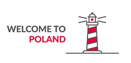 Kolorowe logo programu Welcome to Poland
