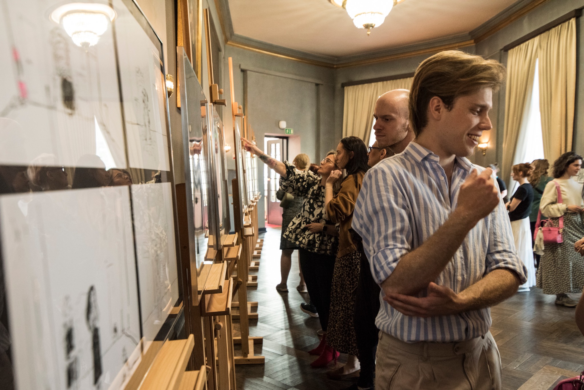 Uczestnicy wernisażu "Próby"