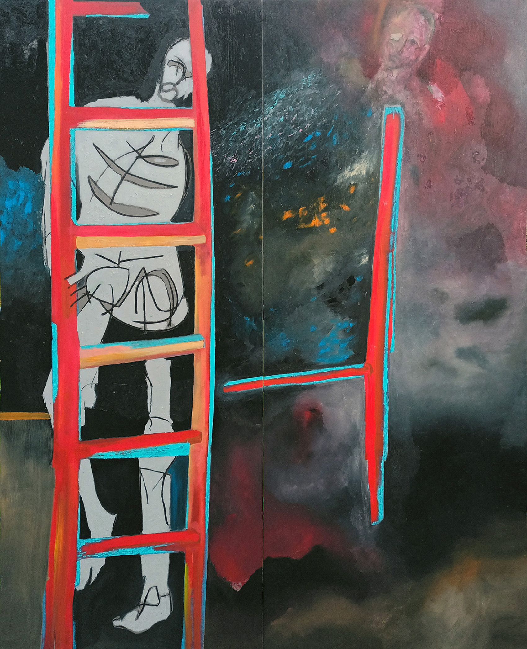 jakub_jakubowski_passing__oil_on_canvas_2023_180x140cm