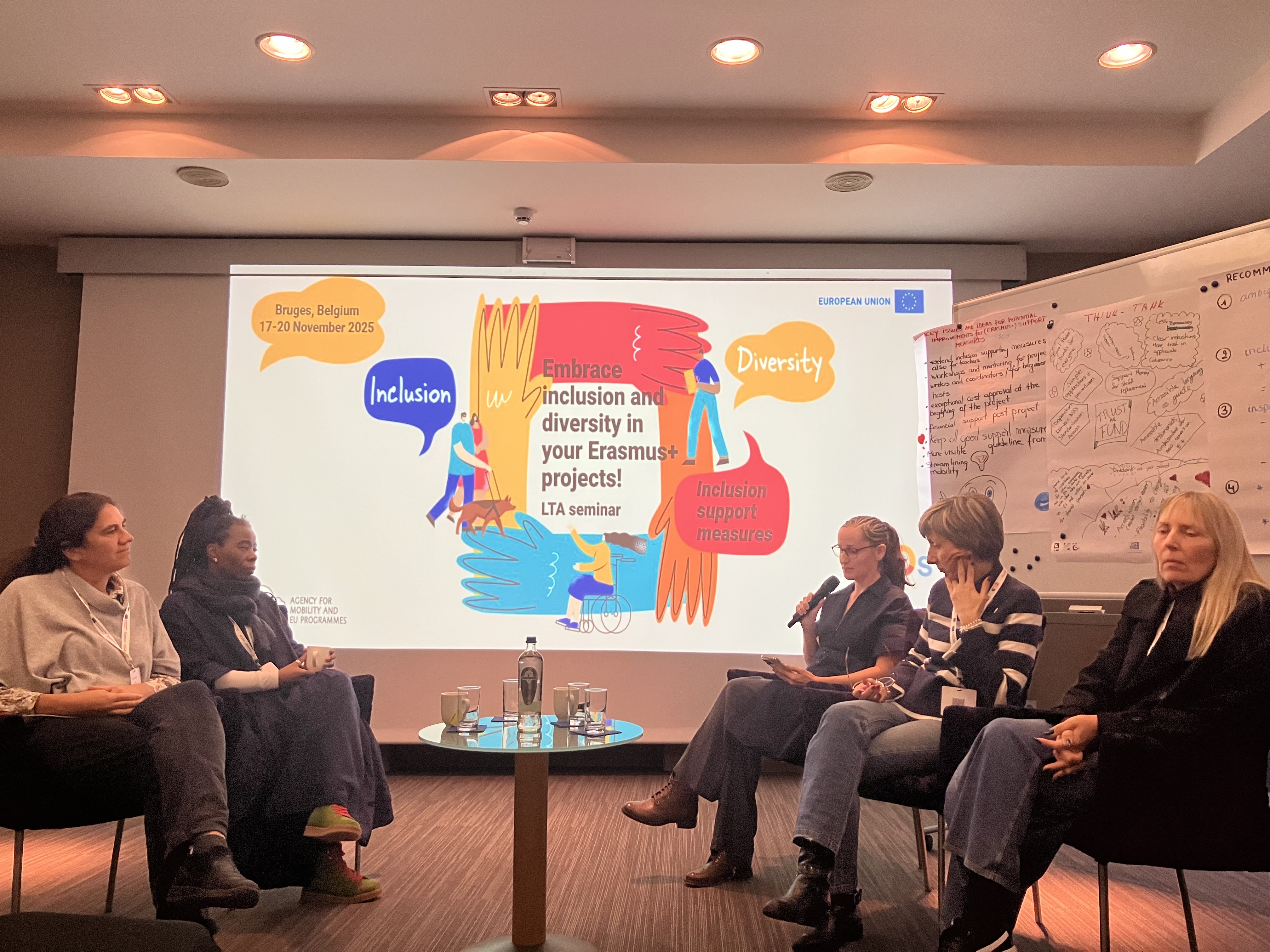 Podczas seminarium Embrace Inclusion and Diversity in your Erasmus+ projects