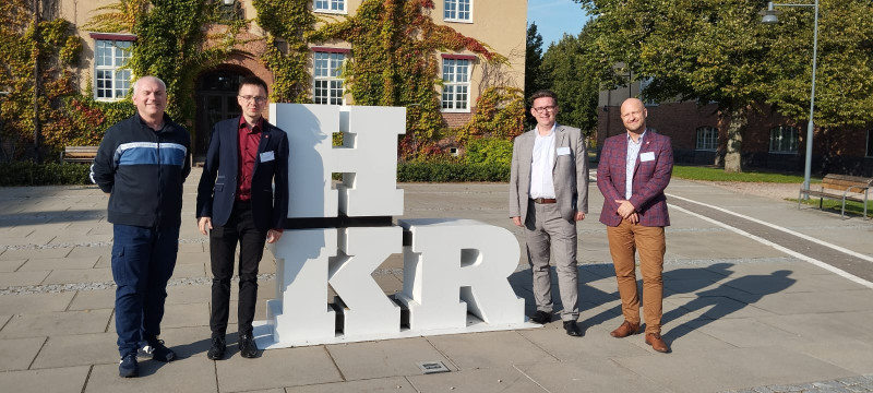 JDU representatives at the meeting of the European University COLOURS alliance at  Kristianstad University