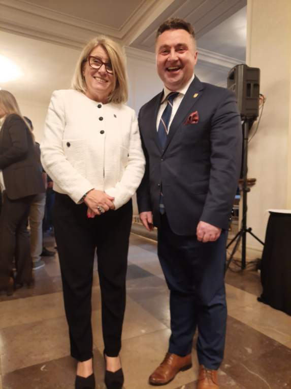 acting Rector of Jan Dlugosz University, prof. Bogusław Przywora and prof. Bogumiła Kaniewska, Rector of the Adam Mickiewicz University in Poznań and Honorary Chairwoman of the Conference of Rectors of Polish Universities